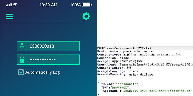 Schematic diagram of MITM - intercepting sensitive user information